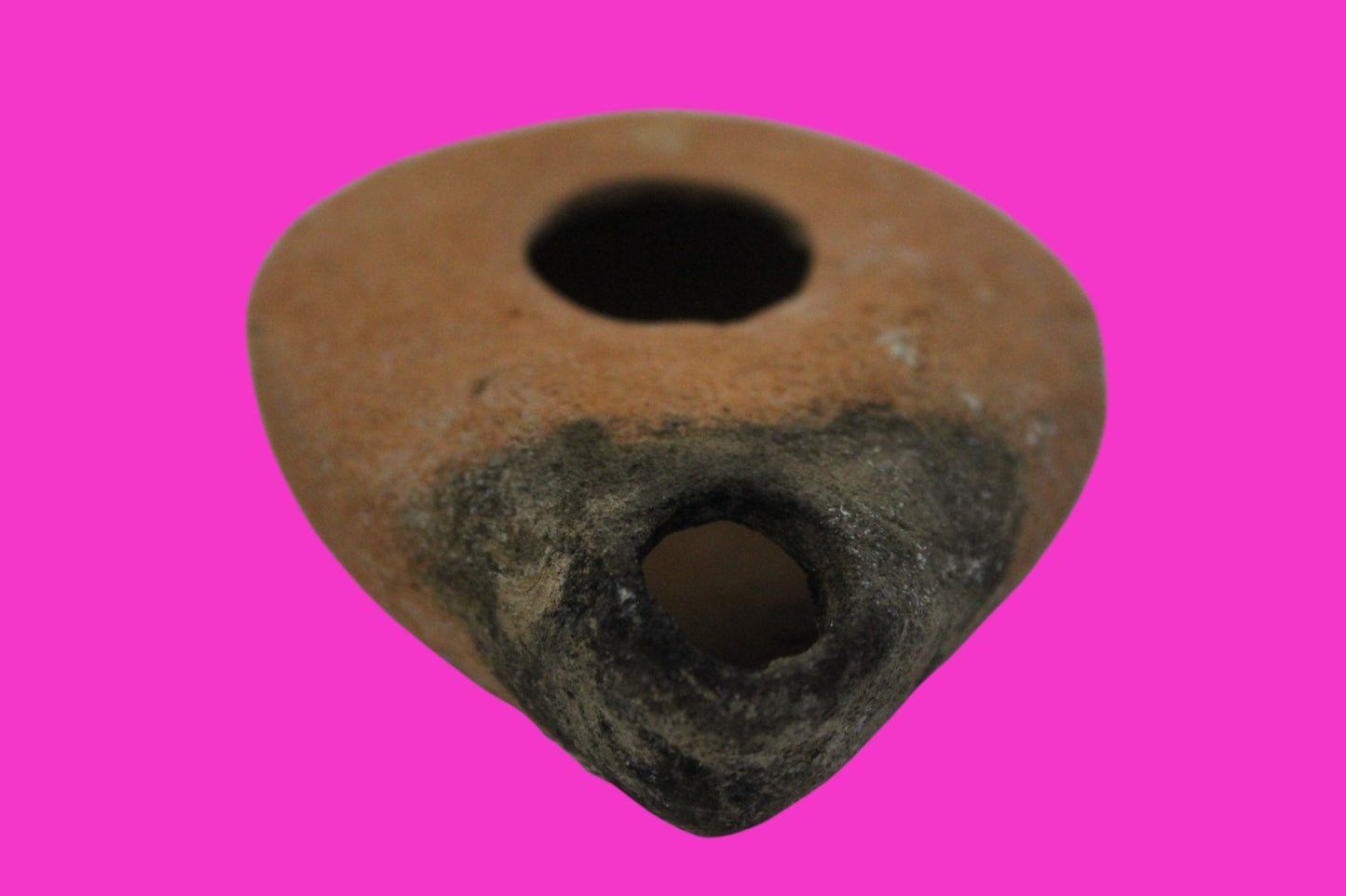 Ancient Holy Land Oil Lamp Artifact Jesus Christ Home Land 100BC-100AD COA 49