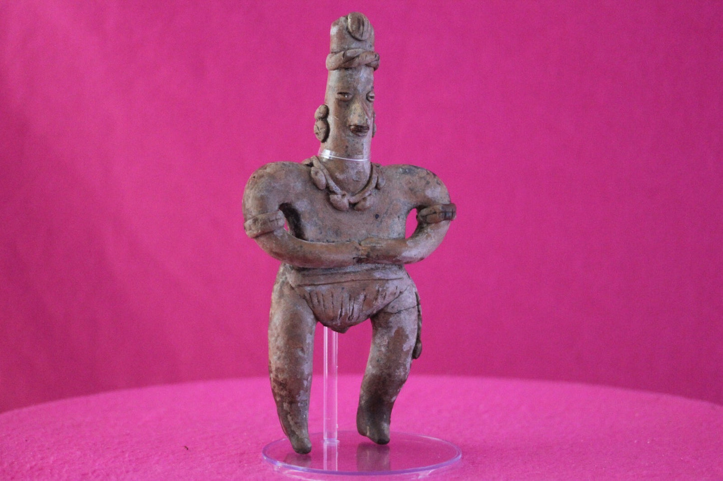 Authentic Pre Columbian Artifact Tomb Figure Colima Mexico 100 BC-250 AD COA 158