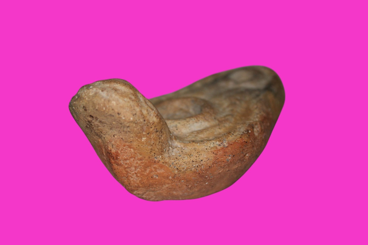 Oil Lamp Holy Land Ancient Artifact Jesus Christ Home Israel 100-400 AD COA J122