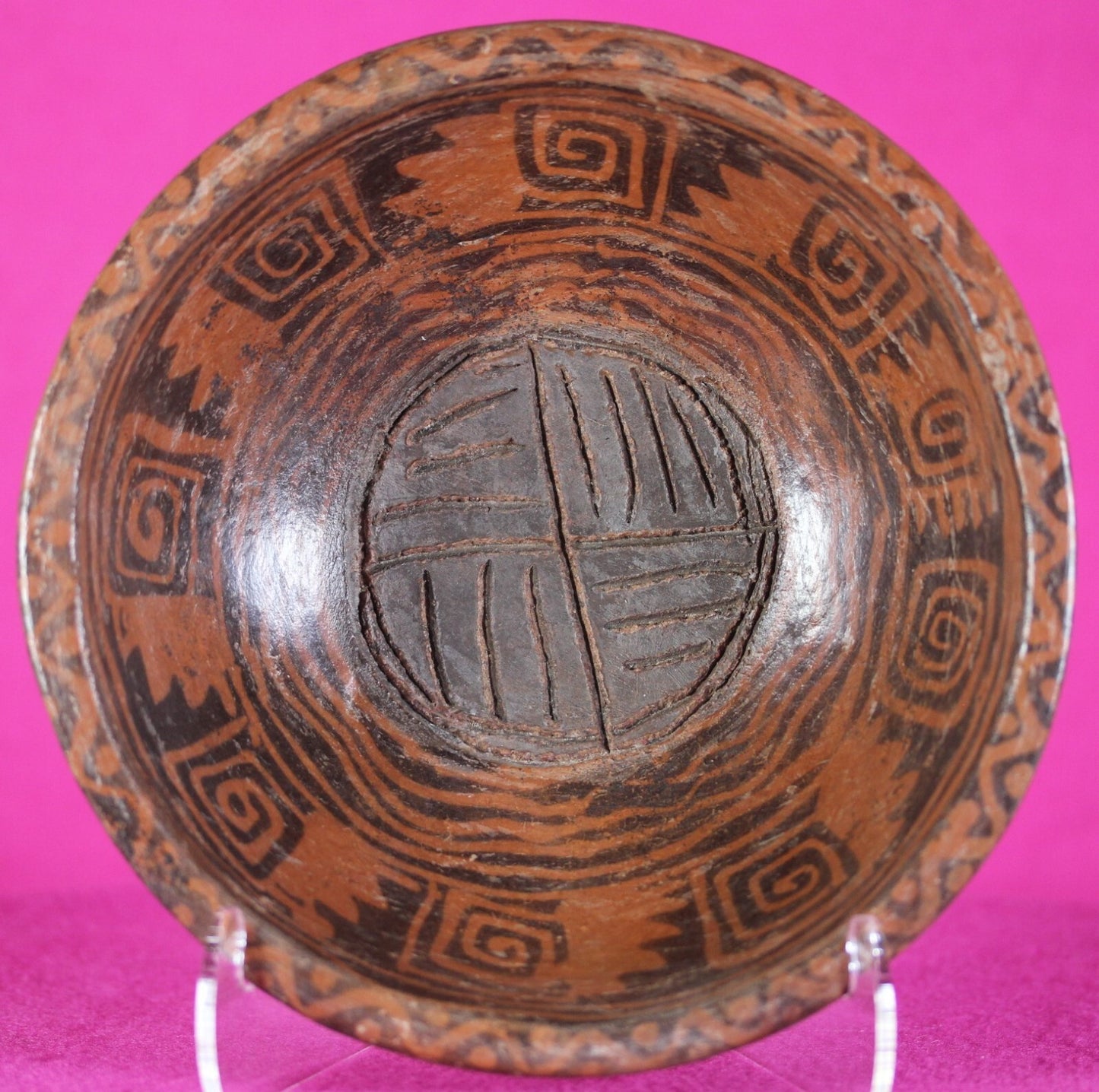 Authentic Pre Columbian Artifact Michoacan Tripod Bowl Ex Arte Primitivo COA T26