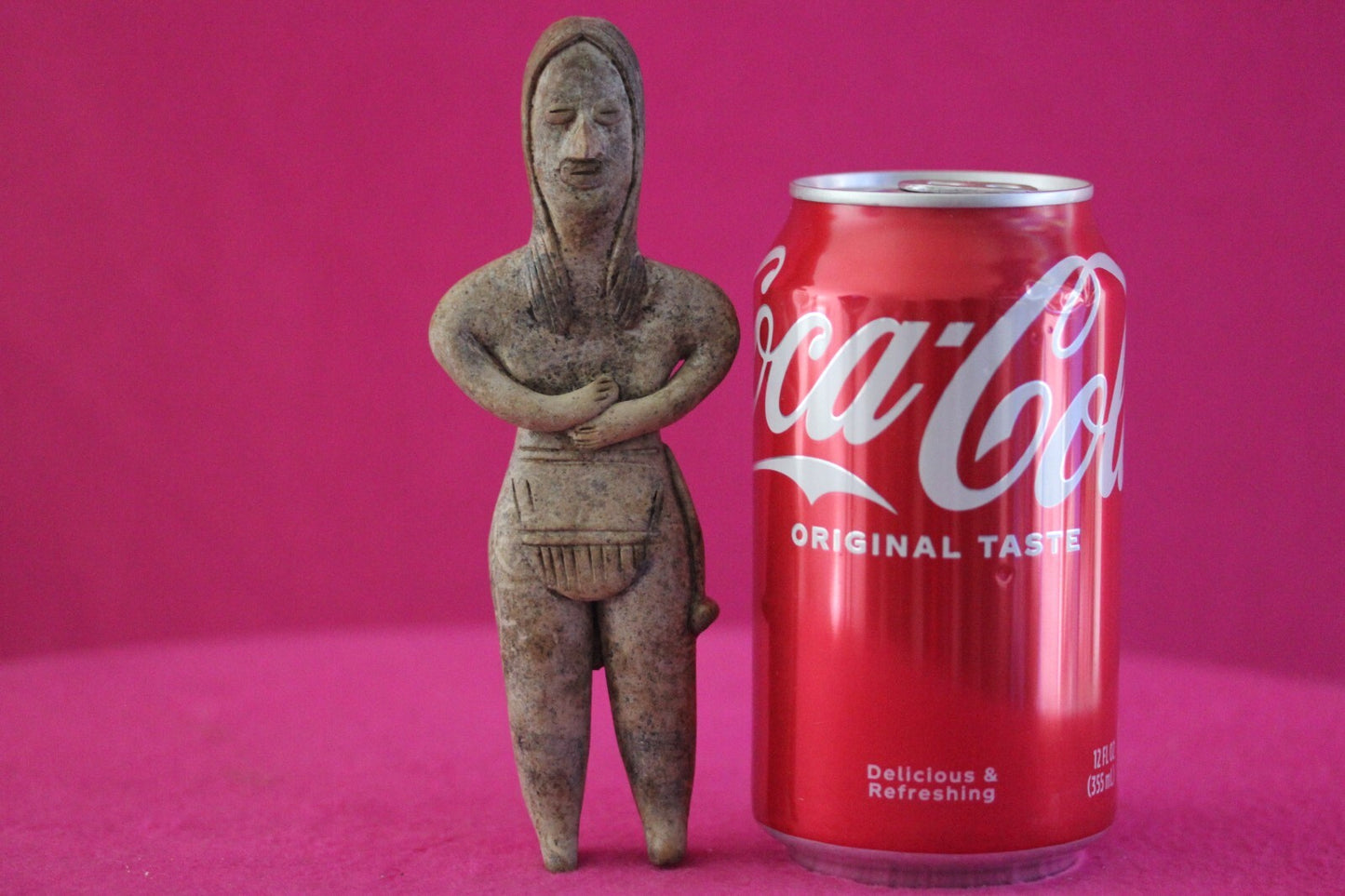 Authentic Pre Columbian Artifact Tomb Figure Colima Mexico 100 BC-250 AD COA 167