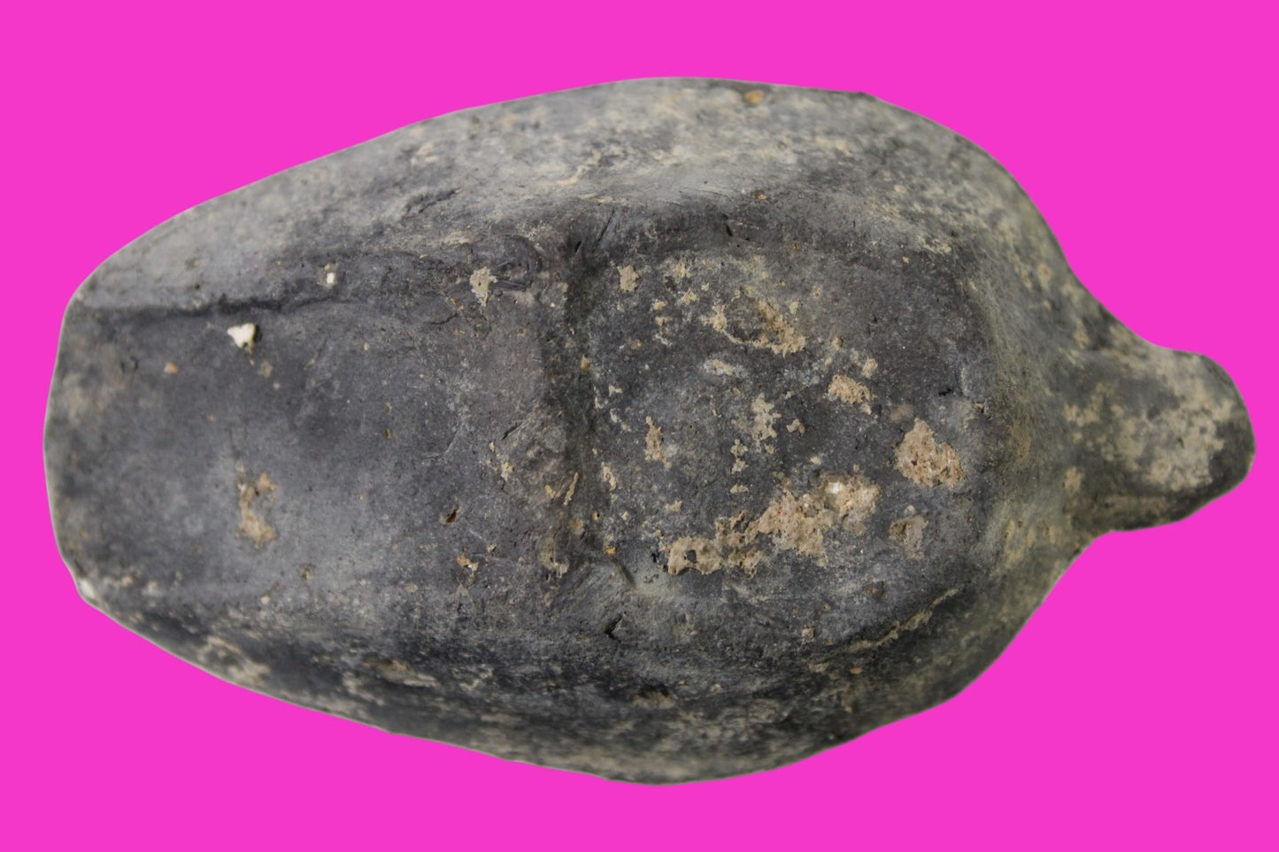 Ancient Holy Land Oil Lamp Artifact 2 Hidden Christian Crosses 300-600AD COA 113