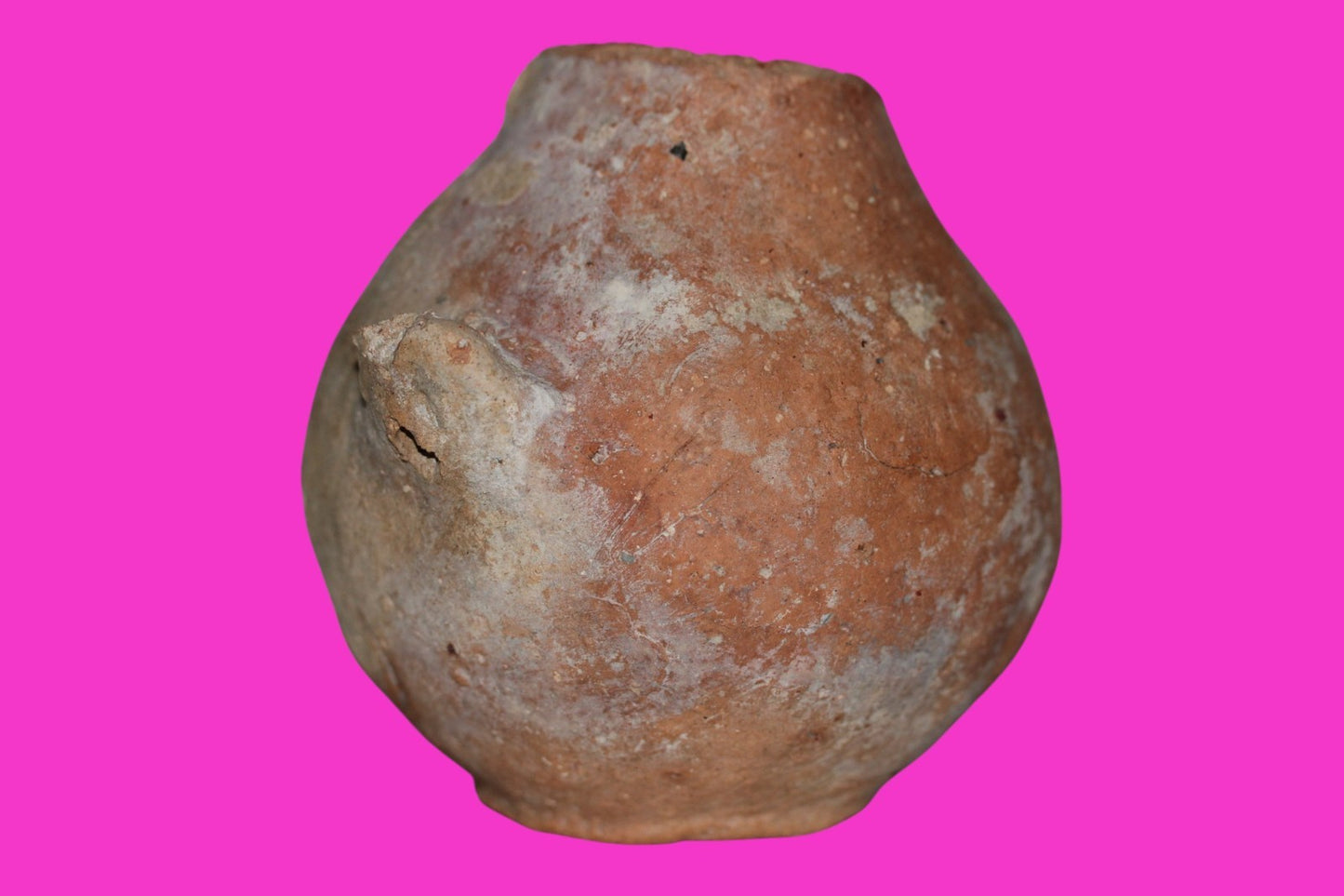 Time of Canaanites Holy Land Artifact Ancient 5500 Year Old Jar 3500 BC COA J144