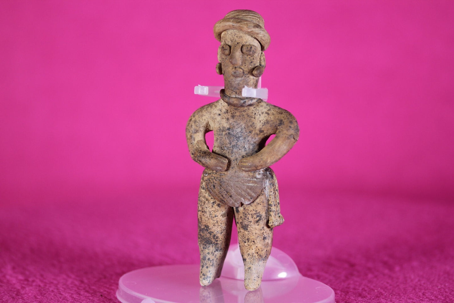 Pre Columbian Artifact Colima Figure Mexico 300BC-300AD Certified COA J75