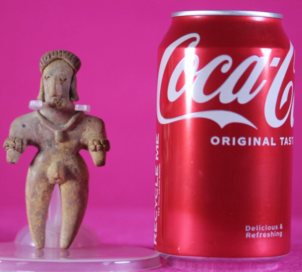 Pre Columbian Artifact Colima Figure Mexico 300BC-300AD Certified COA J64