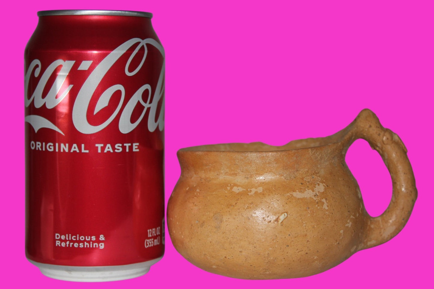 Time of Abraham Holy Land Artifact Ancient 4000 Year Old Cup 2000 BC COA J117