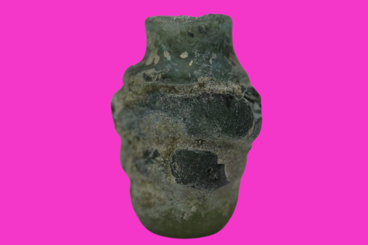 Authentic Persian Artifact Glass Bottle 900-1000 AD Silk Road Hoard COA J27