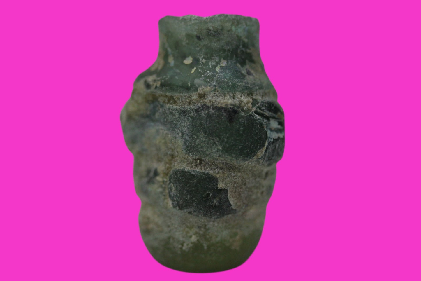 Authentic Persian Artifact Glass Bottle 900-1000 AD Silk Road Hoard COA J27