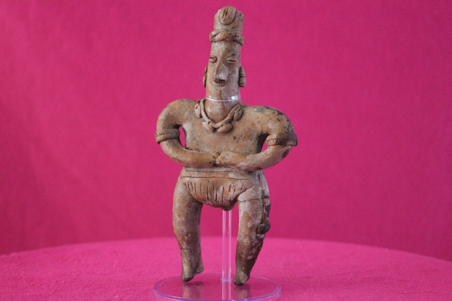 Authentic Pre Columbian Artifact Tomb Figure Colima Mexico 100 BC-250 AD COA 158