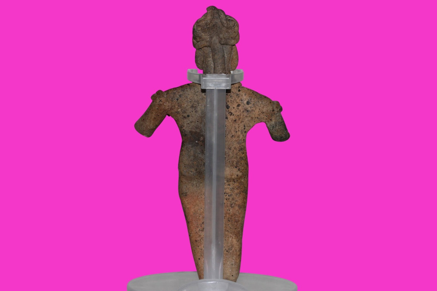 Pre Columbian Artifact 6 Inch Female Tomb Figure Colima Mexico 100 BC COA 242