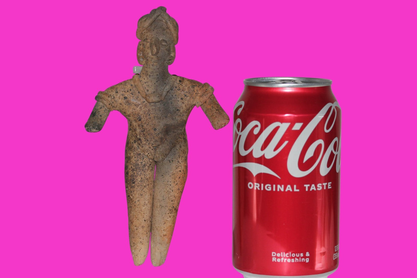 Pre Columbian Artifact 6 Inch Female Tomb Figure Colima Mexico 100 BC COA 242