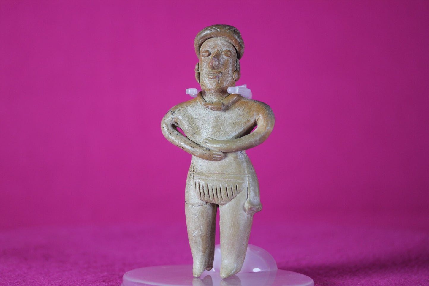 Pre Columbian Artifact Colima Figure Mexico 300BC-300AD Certified COA J32