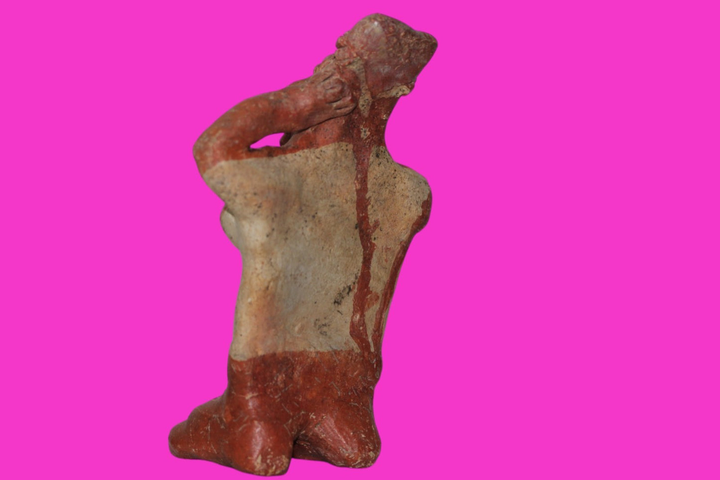 Pre Columbian Genuine Artifact Female Jalisco Figure Mexico 250BC-1000AD COA 209