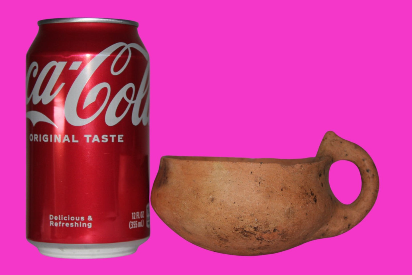 Ancient Holy Land Artifact 4000 Year Old Cup Time of Abraham 2000 BC COA J116