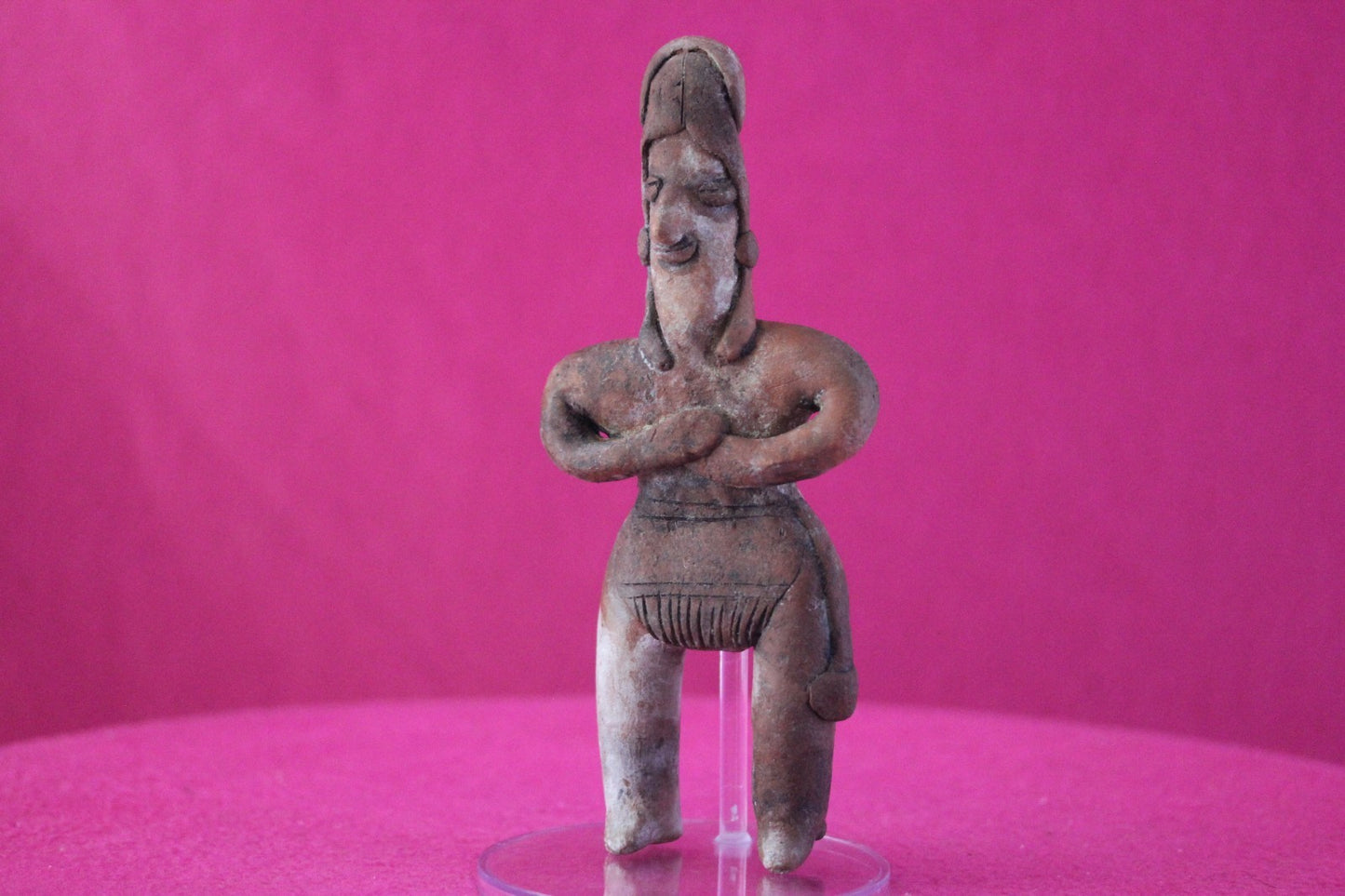 Authentic Pre Columbian Artifact Pretty Lady Tomb Figure Colima Mexico COA 195