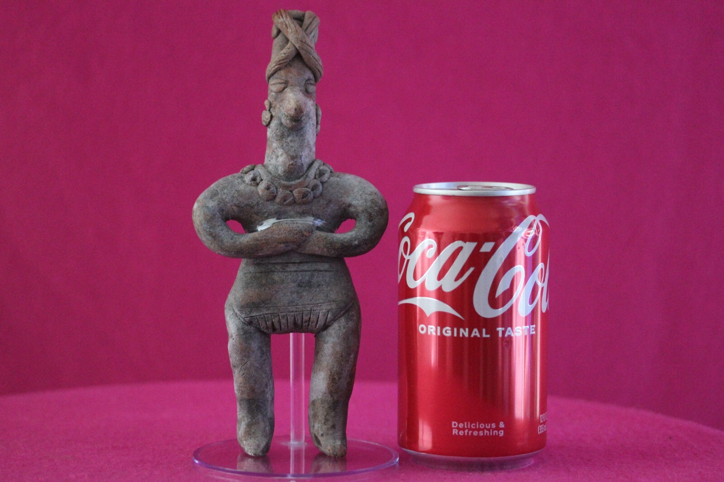 Authentic Pre Columbian Artifact Tomb Figure Colima Mexico 100 BC-250 AD COA 169