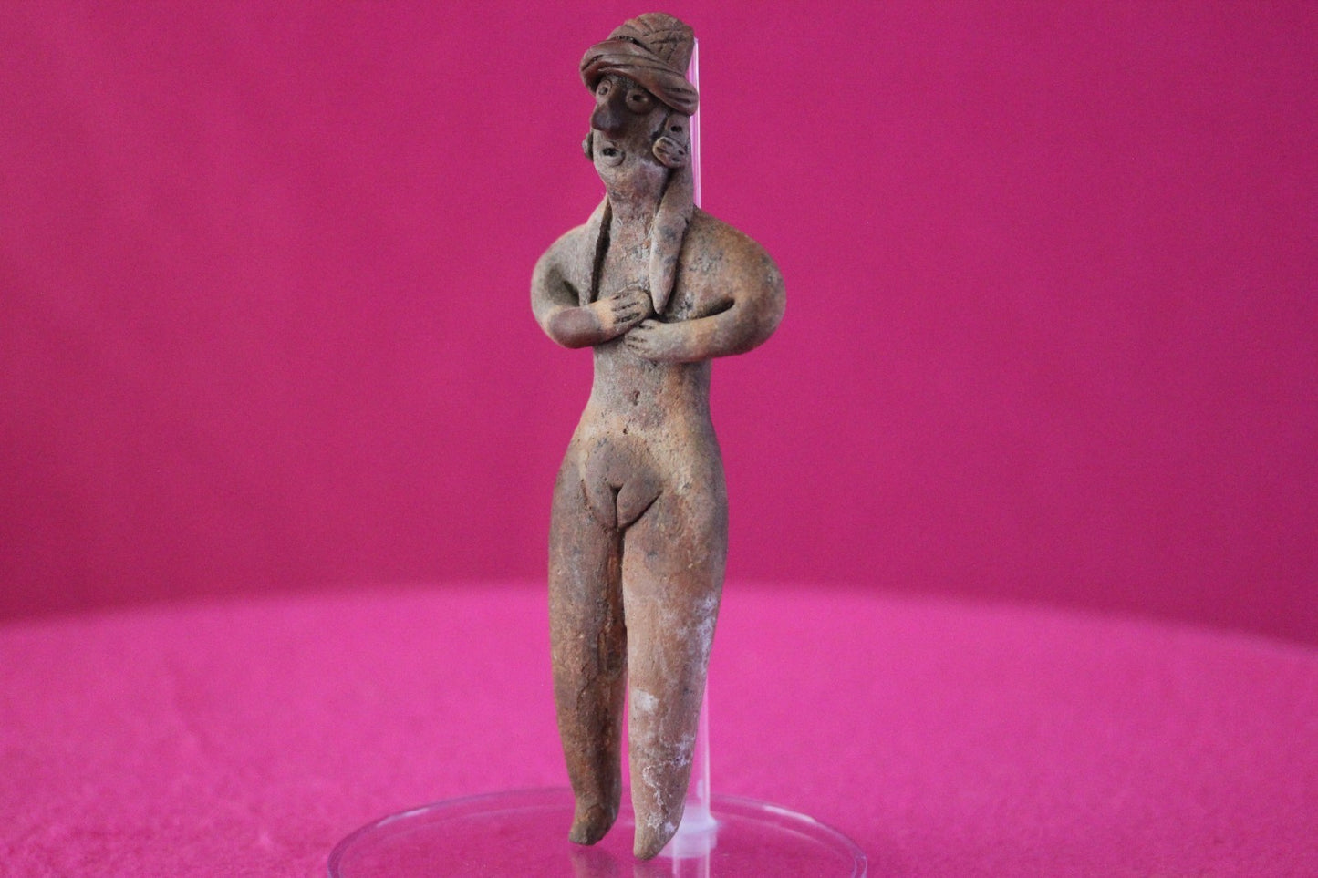 Pre Columbian Artifact Authentic Pretty Lady Tomb Figure Colima Mexico COA 204