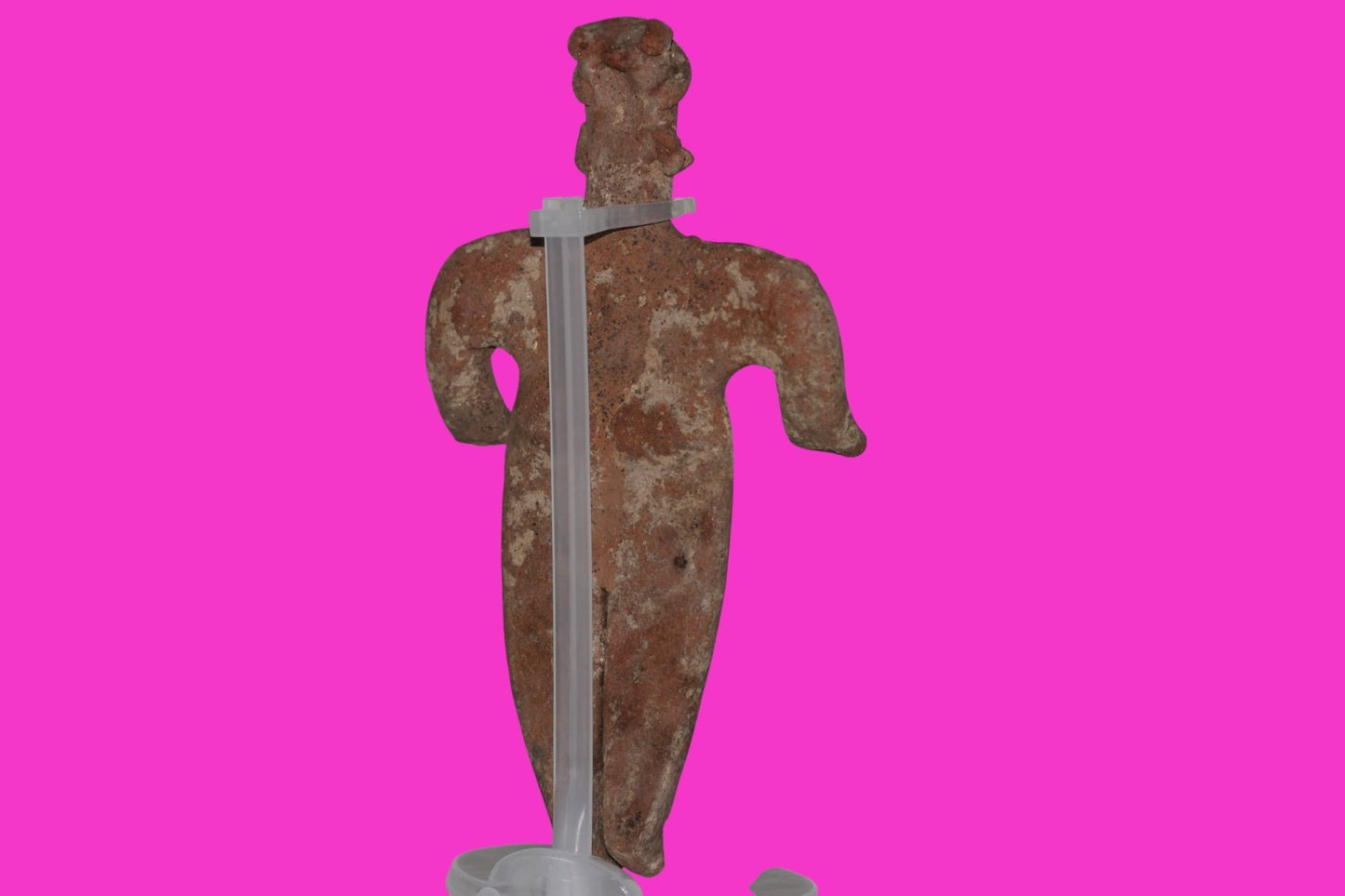 Pre Columbian Artifact 8 inch Female Tomb Figure Colima Mexico 100 BC COA 261