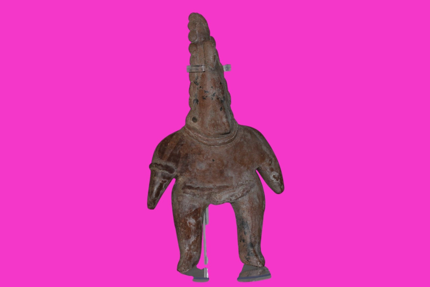 Authentic Pre Columbian Artifact Archaic Shaman Tomb Figure Colima Mexico COA 20