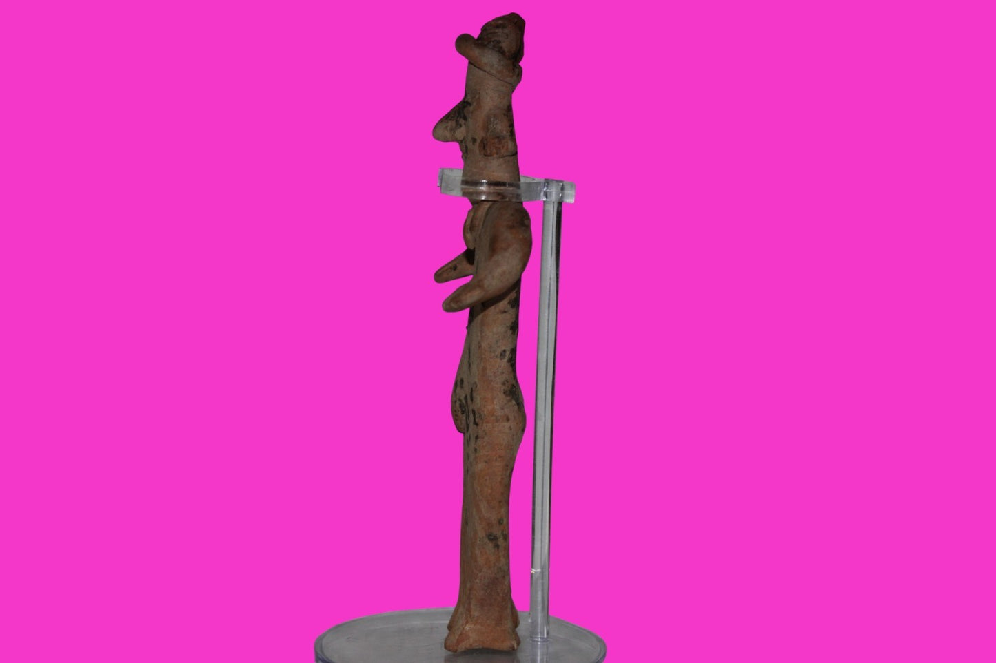 Pre Columbian Artifact 7 in Female Shaft Tomb Figure Colima Mexico 100BC COA 270