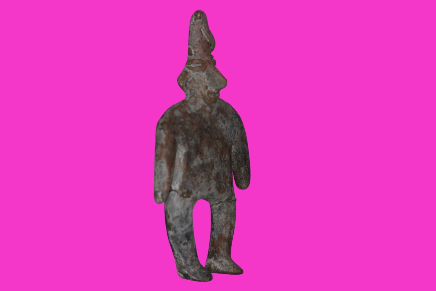 Authentic Pre Columbian Artifact Male Archaic Tomb Figure Colima Mexico COA 19