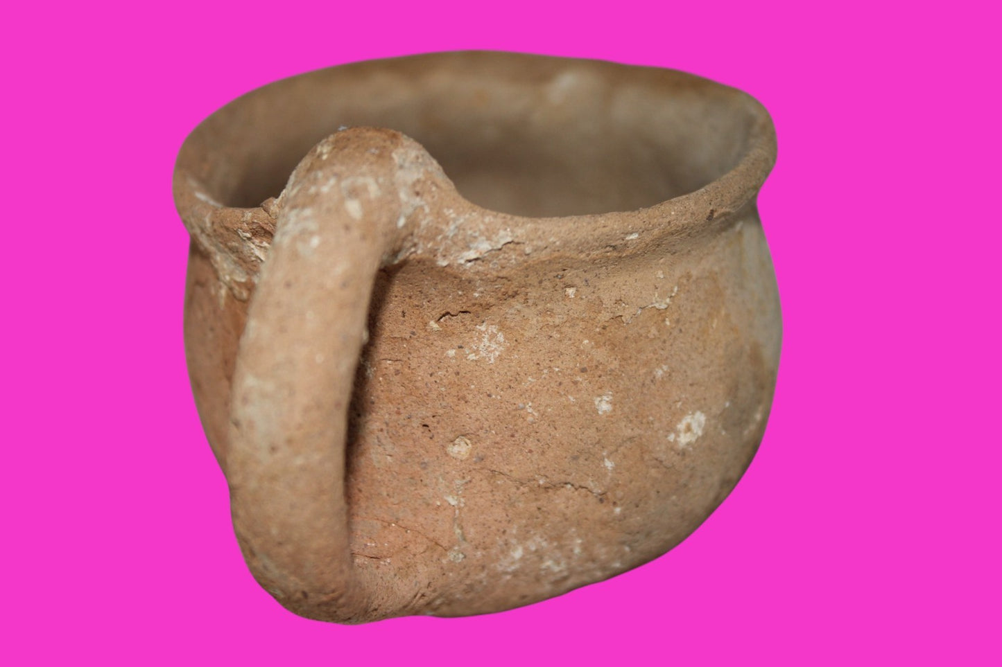 Time Of Abraham Holy Land Artifact Ancient 4000 Year Old Cup 2000 BC COA 23