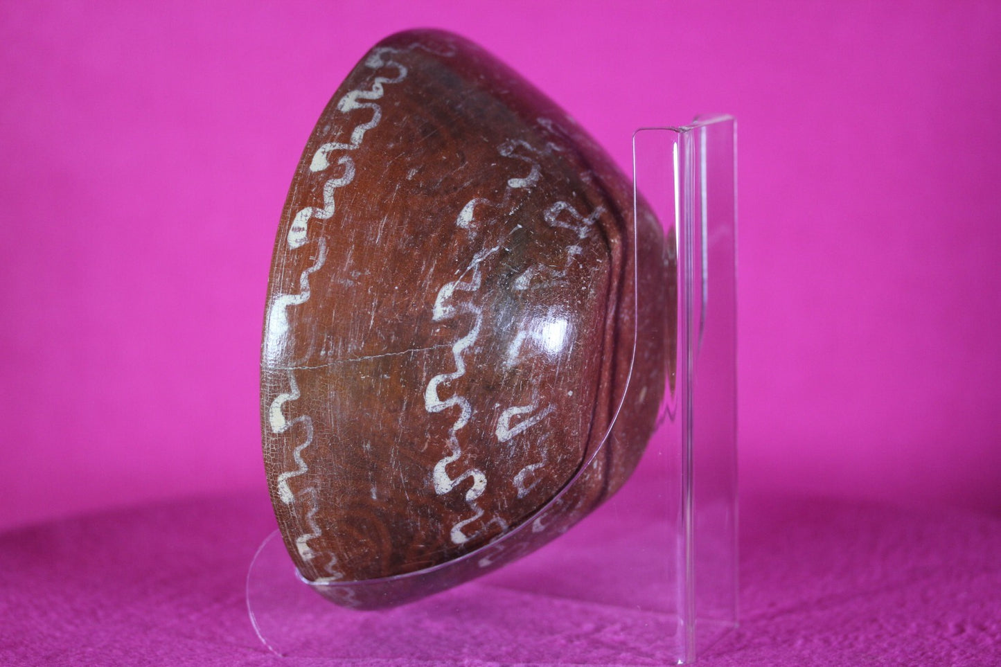 Authentic Pre Columbian Artifact Decorated Bowl Michoacan Arte Primitivo COA T49