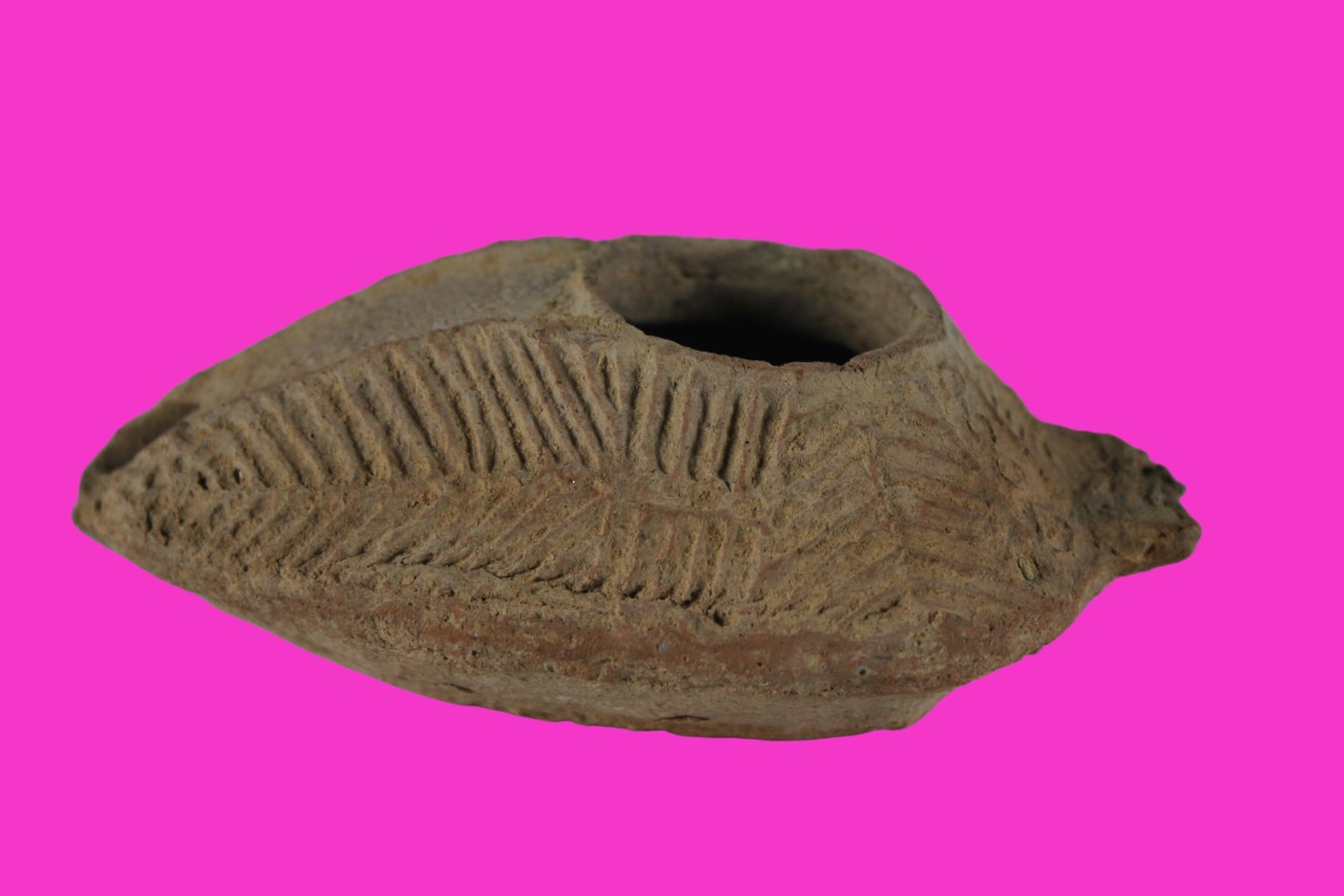 Ancient Holy Land Oil Lamp Artifact  From Jesus Christ Homeland 400-600AD COA 39