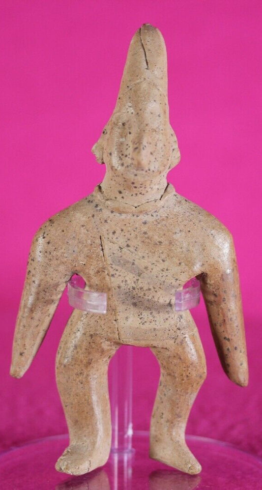 Pre Columbian Artifact Authentic Archaic Tomb Figure Colima Mexico COA T90