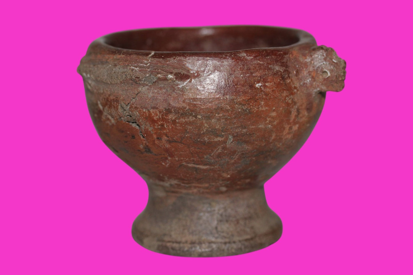 Pre Columbian Artifact Authentic Pedestal Bowl Watershed Costa Rica COA J97