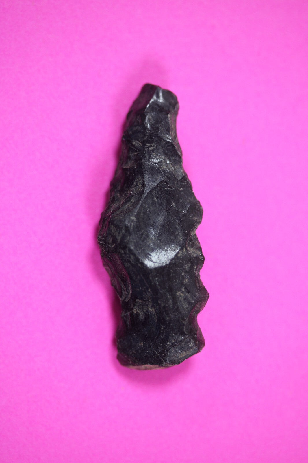 Authentic Pre Columbian Artifact Aztec Arrowhead Battle of Mexico City COA 70
