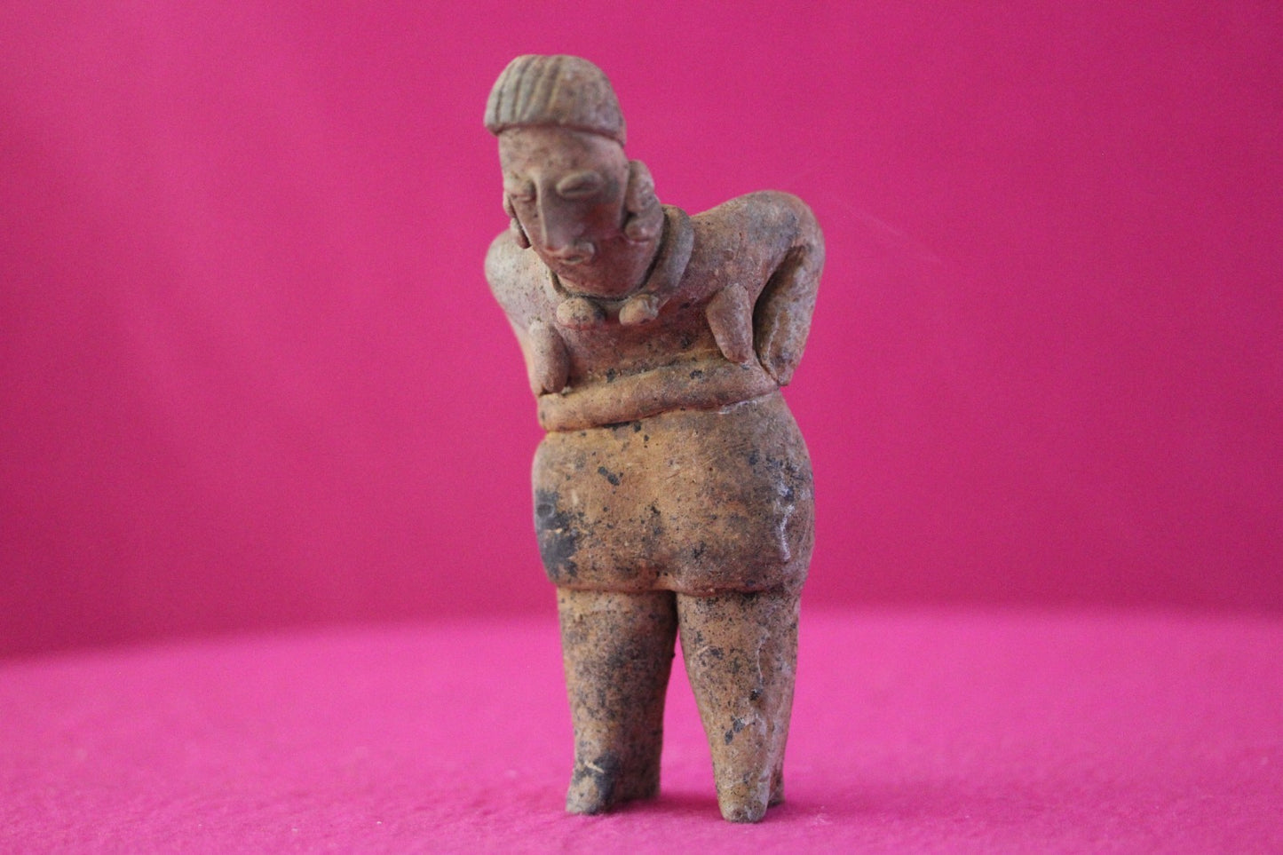 Pre Columbian Authentic Artifact Rare Grandma Tomb Figure Colima Mexico COA 201