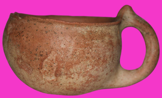 Holy Land Artifact Authentic 4000 Year Old Cup Time of Abraham 2000 BC COA J118