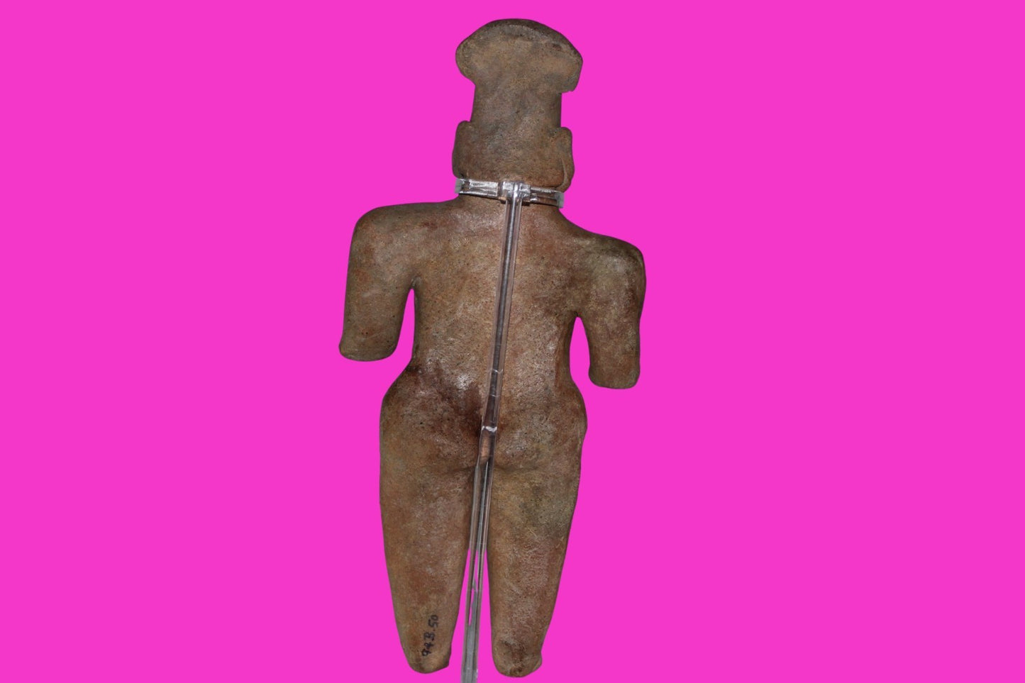 Pre Columbian Artifact Giant 10in Female Tomb Figure Colima Mexico 100BC COA 272