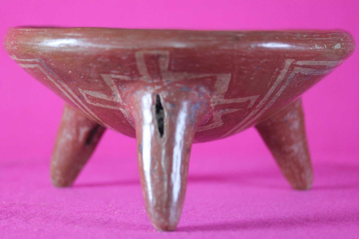 Ex Arte Primitivo Pre Columbian Artifact Chupicuaro Tripod Bowl 400-100 BC J40