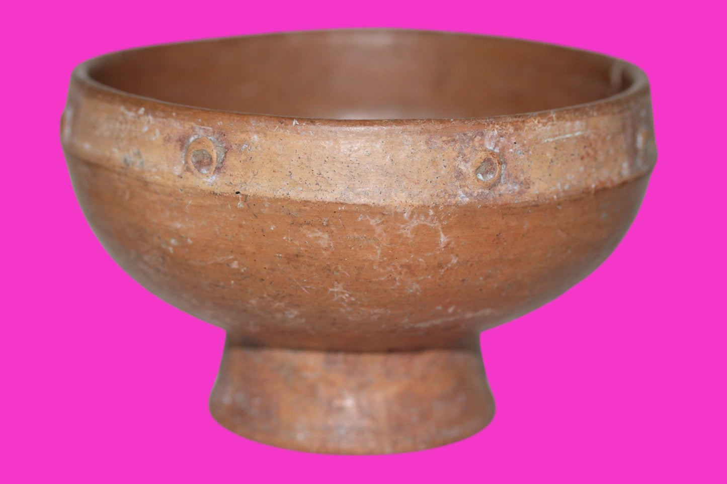 Pre Columbian Artifact Authentic Pedestal Bowl Watershed Costa Rica COA J88