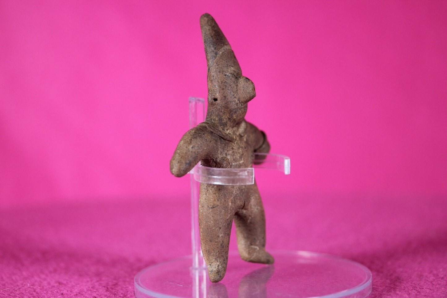 Authentic Pre Columbian Artifact Archaic Tomb Figure Colima Mexico 100BC COA 135