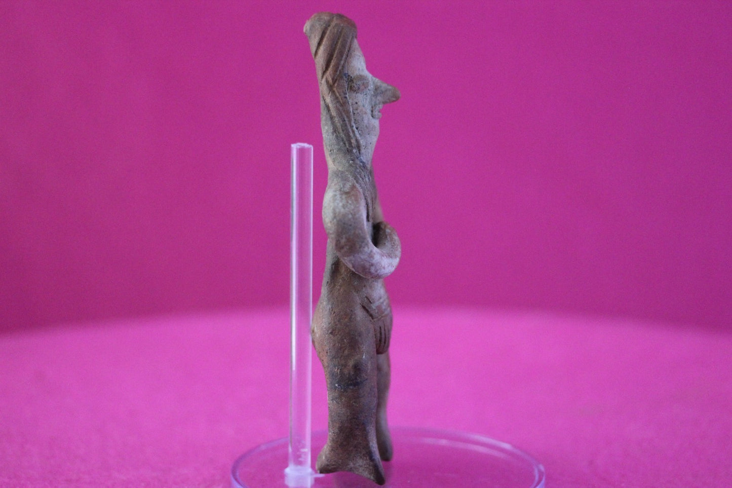Authentic Pre Columbian Artifact Pretty Lady Tomb Figure Colima Mexico COA 196