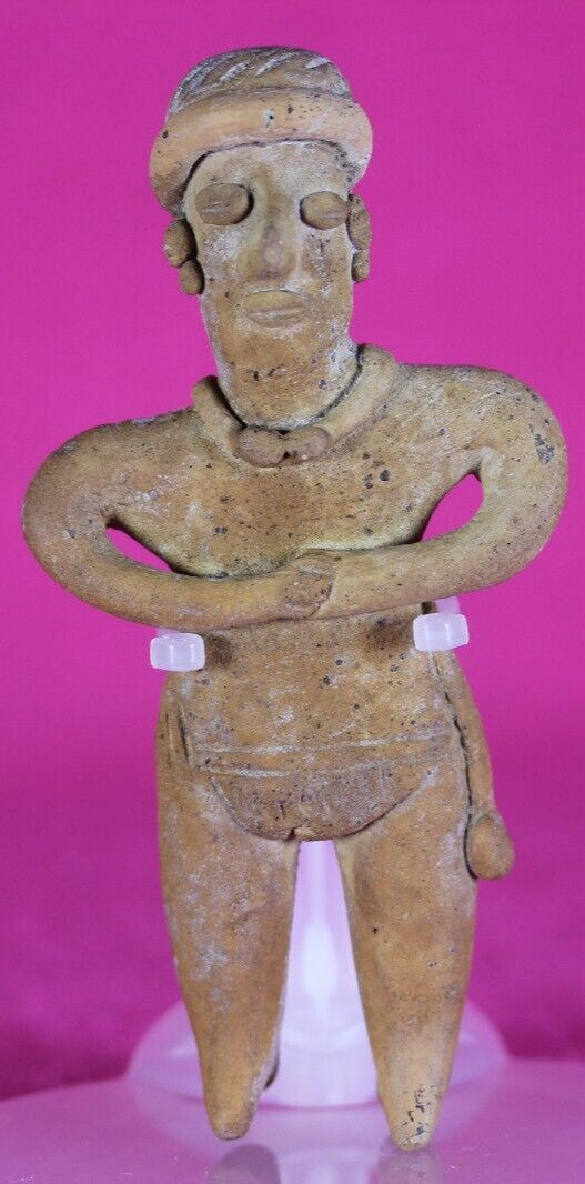 Pre Columbian Artifact Colima Figure Mexico 300BC-300AD Certified COA J77