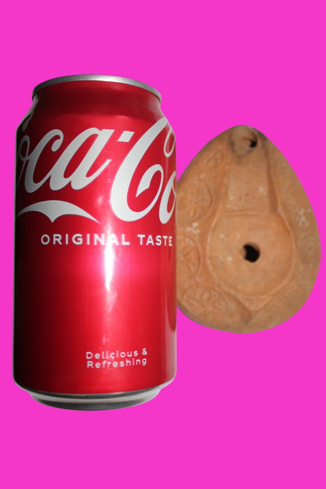 Large Holy Land Oil Lamp Ancient Artifact Jesus Christ Homeland 400-500AD COA 26