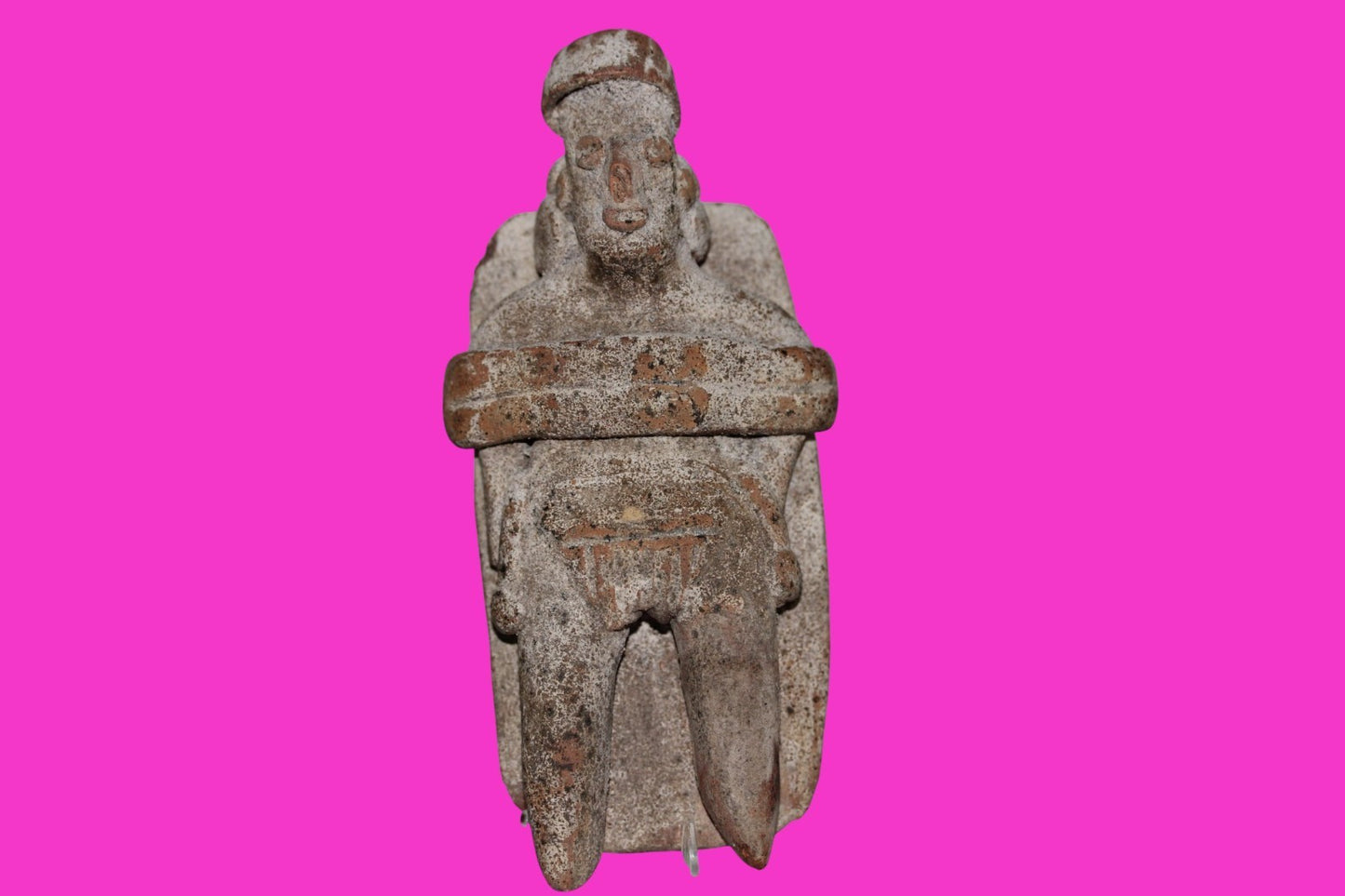 Pre Columbian Artifact Authentic Tomb Burial Figure Colima Mexico 100 BC COA 226