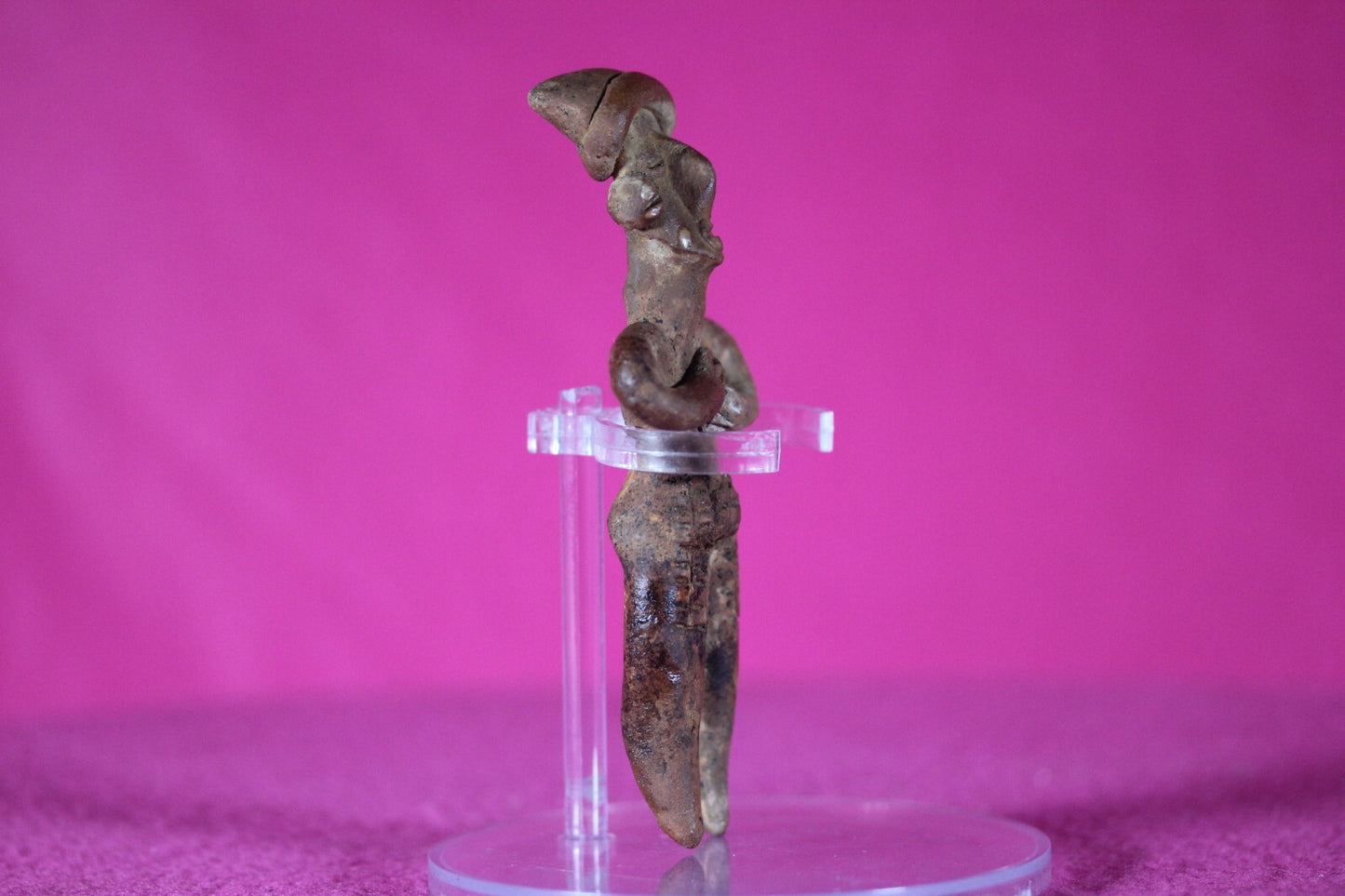 Authentic Pre Columbian Artifact Tomb Figure Colima Mexico 100 BC-250 AD COA 134