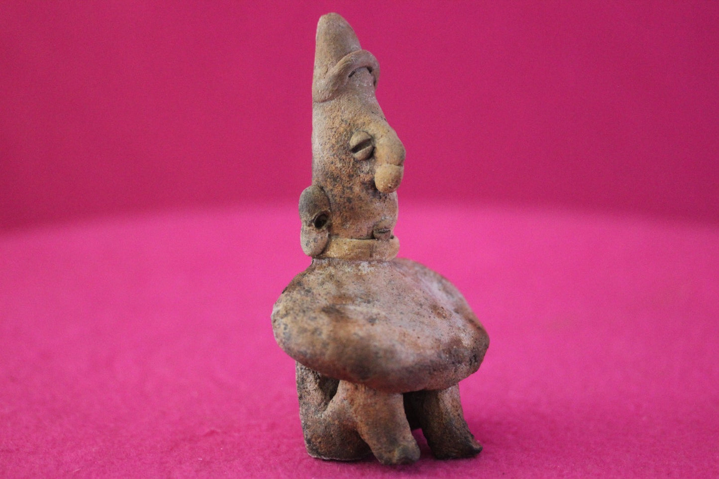 Authentic Pre Columbian Artifact Rare Skirted Tomb Figure Colima Mexico COA 182