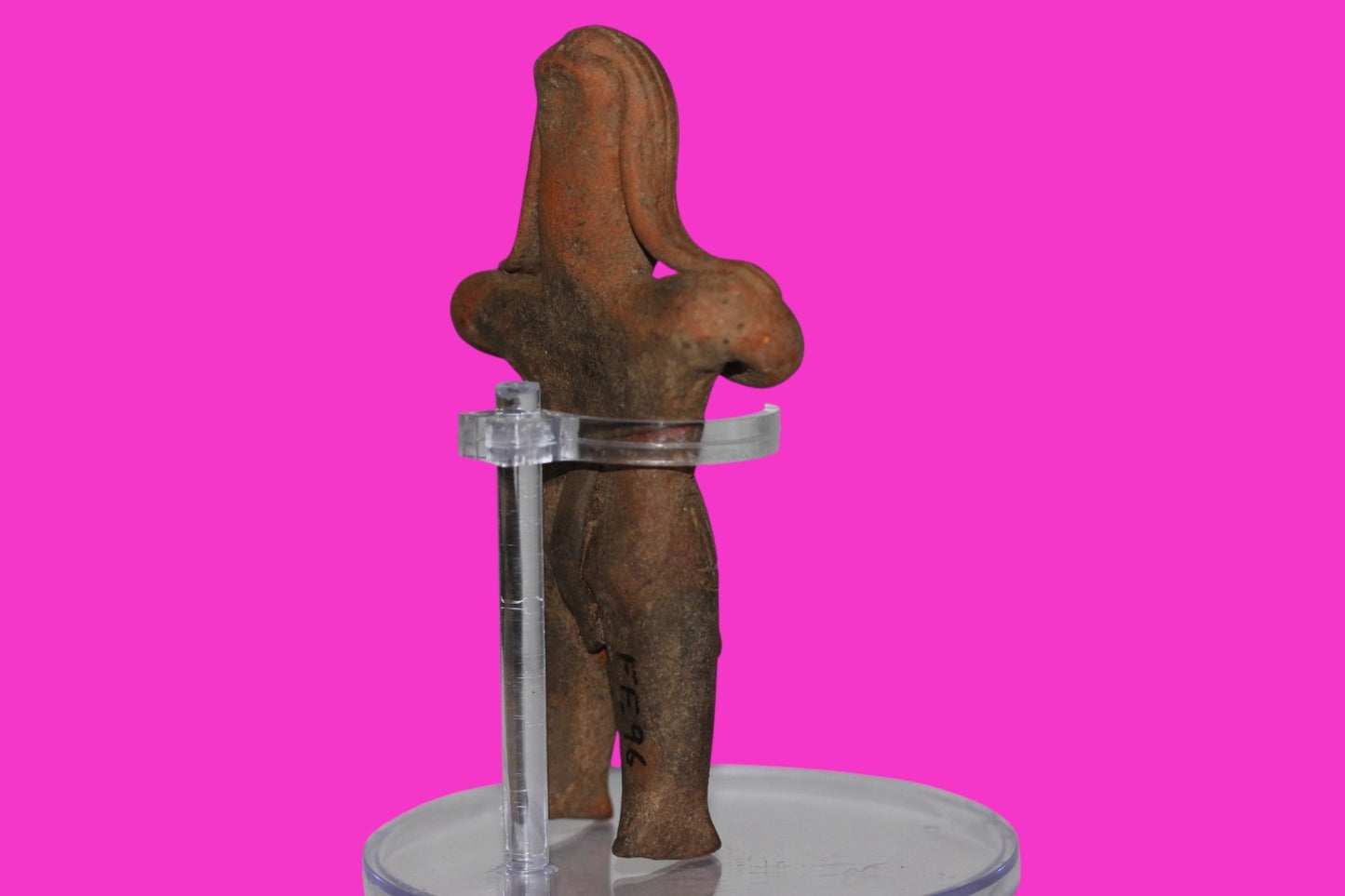 Authentic Pre Columbian Artifact Pretty Lady Tomb Figure Colima Mexico COA 13