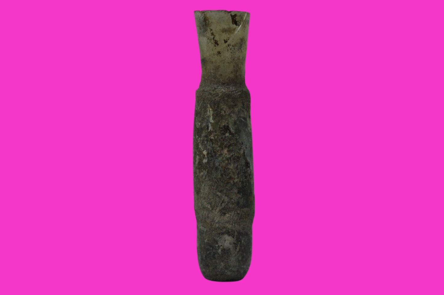 Authentic Persian Artifact Glass Bottle 900-1000 AD Silk Road Hoard COA J31