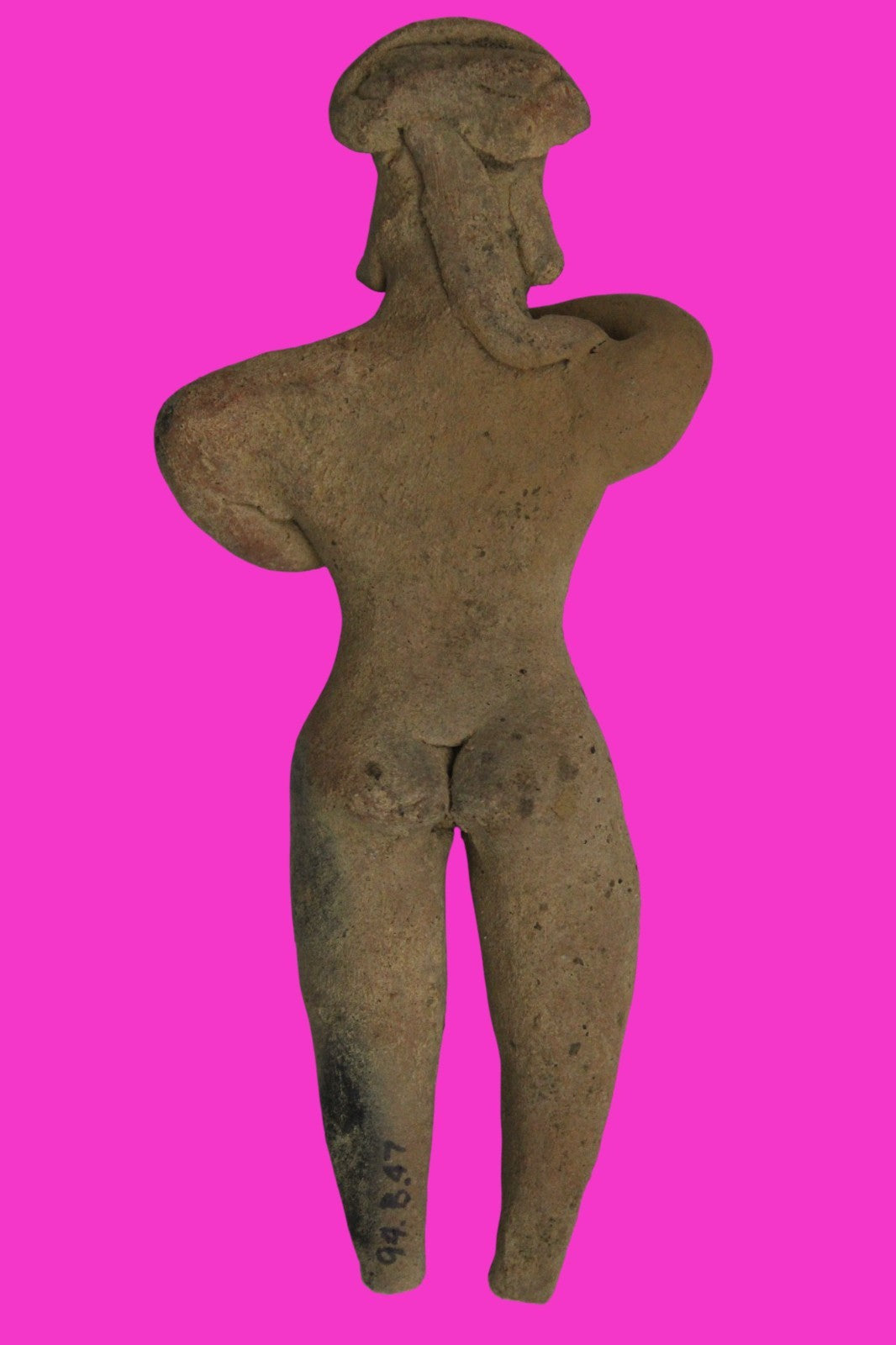 Pre Columbian Artifact 7 Inch Tall Shaft Tomb Figure Colima Mexico 100BC COA 283