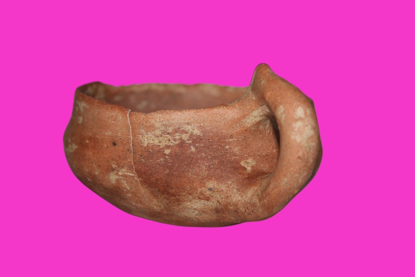 Ancient Holy Land Artifact 4000 Year Old Cup Time of Abraham 2000 BC COA J115