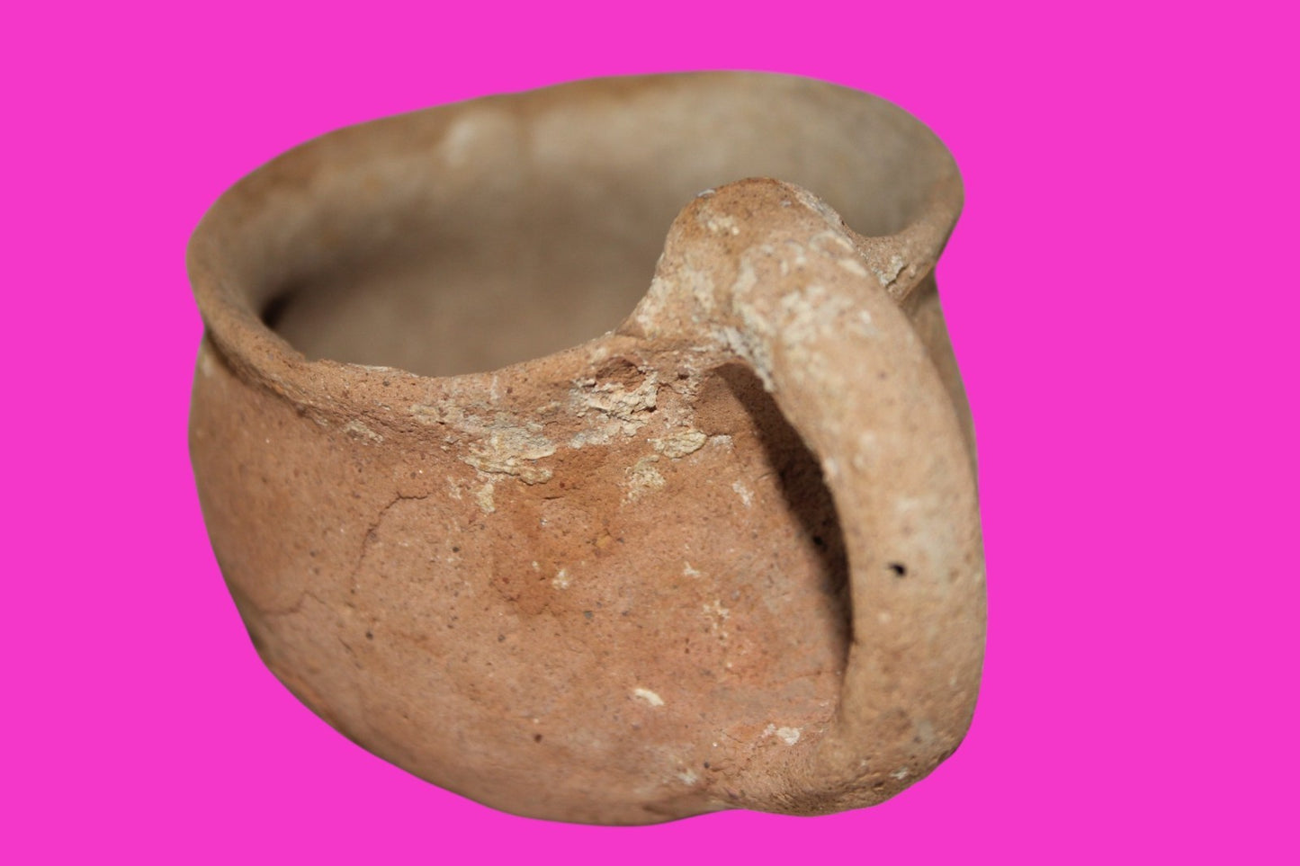 Time Of Abraham Holy Land Artifact Ancient 4000 Year Old Cup 2000 BC COA 23