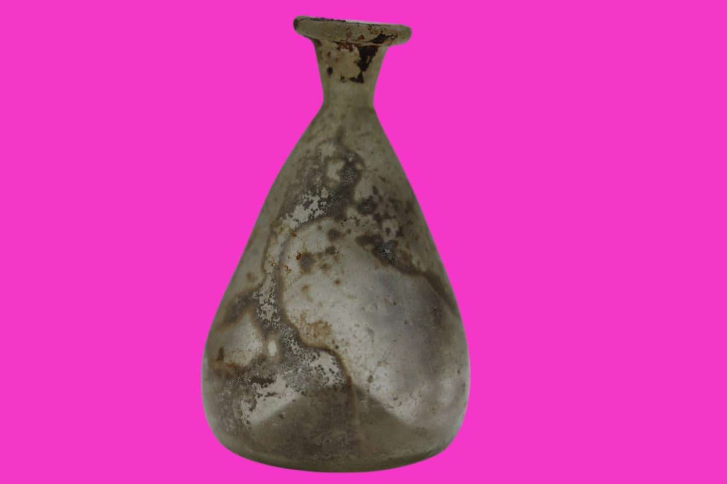 Ancient Holy Land Glass Bottle Authentic Artifact 100-300 AD Roman Era COA J08