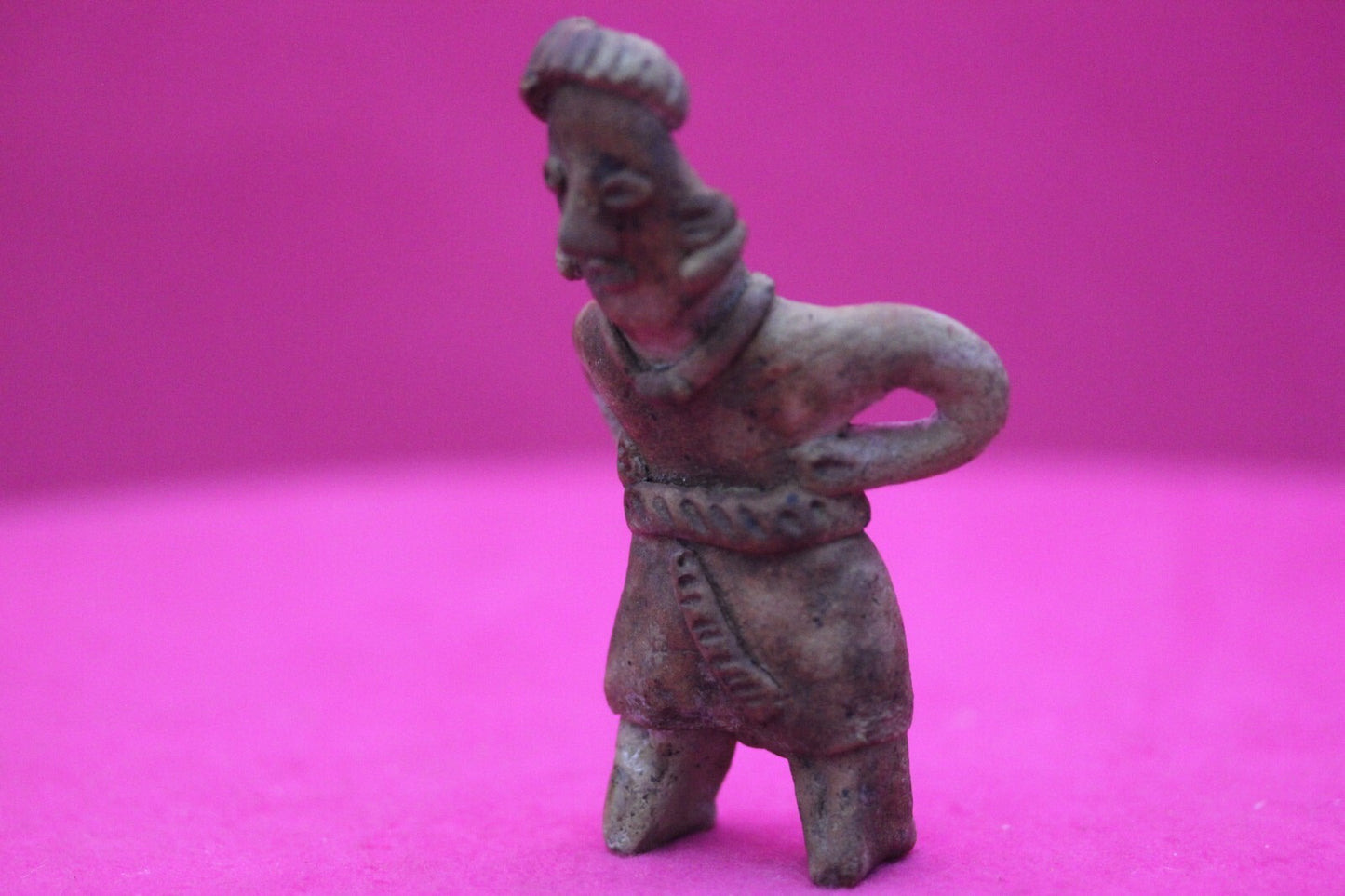 Authentic Pre Columbian Artifact Rare Grandma Tomb Figure Colima Mexico  COA 154